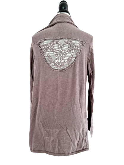 Cardigan avec dentelle dans le dos (SIZE : M)