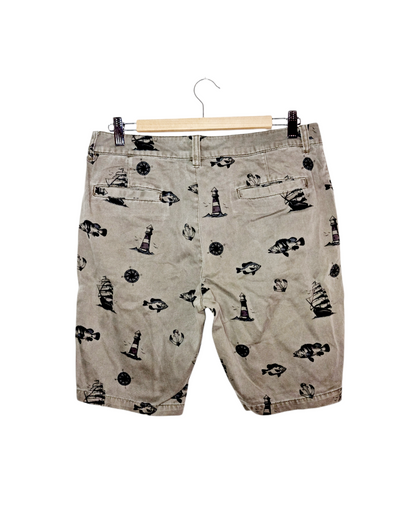 Bermuda à imprimé marin (SIZE : 30)