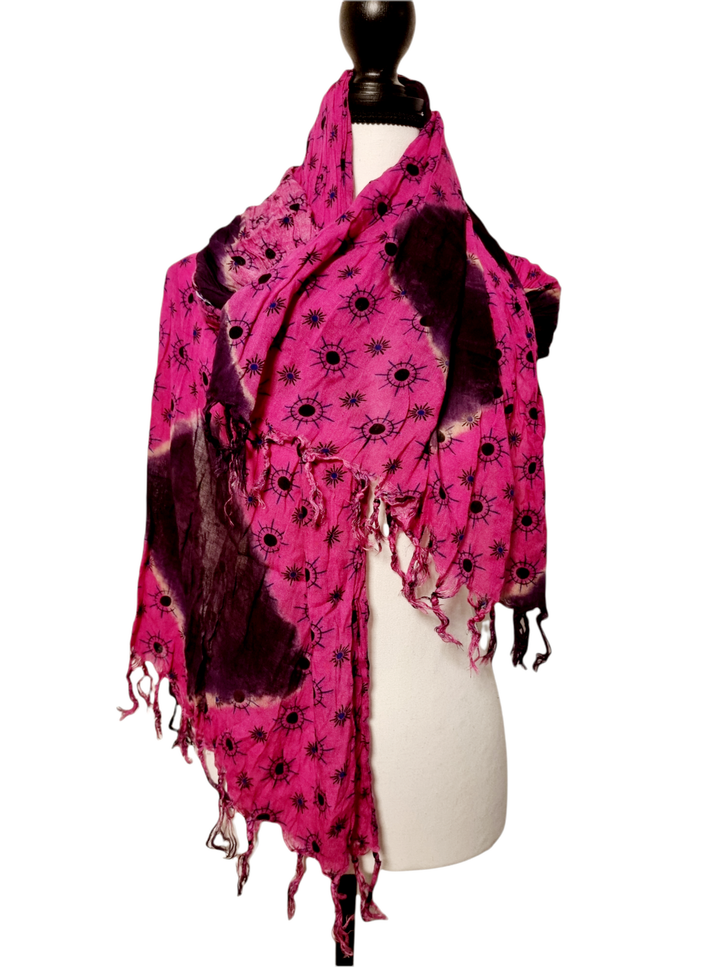 Foulard violet/rose