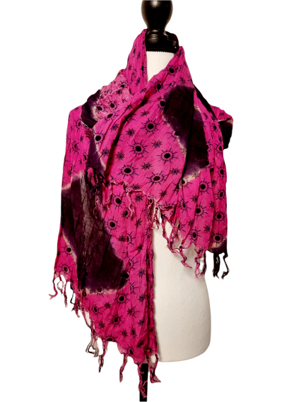 Foulard violet/rose