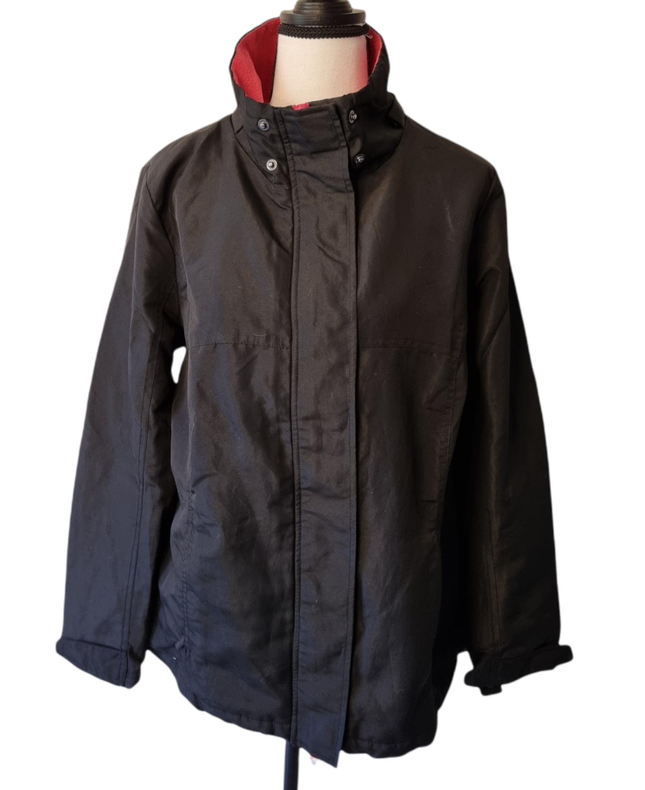 Veste d’été noir avec intérieur rose (SIZE : L)