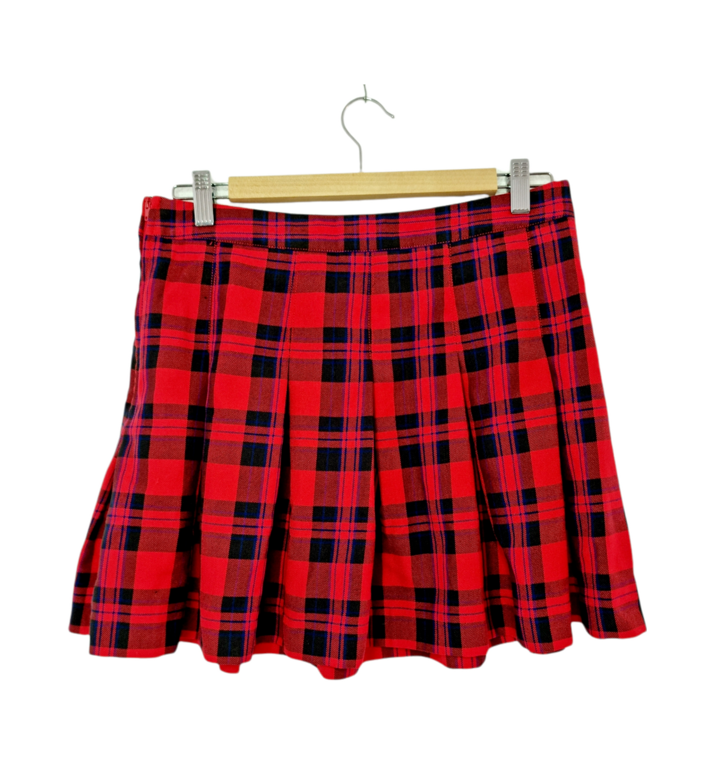 Jupe à carreaux rouge & noir (SIZE : EUR 40)