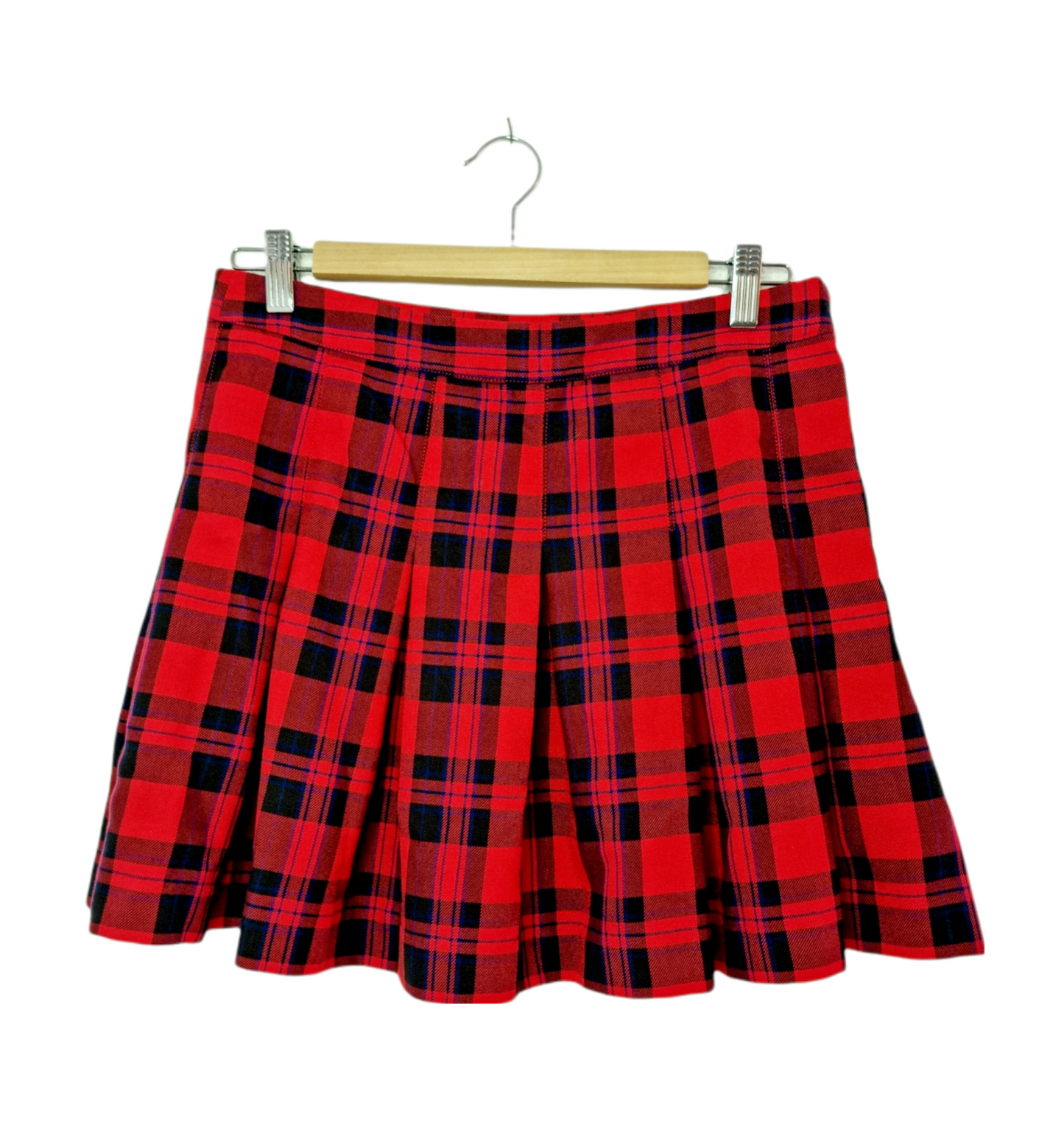 Jupe à carreaux rouge & noir (SIZE : EUR 40)