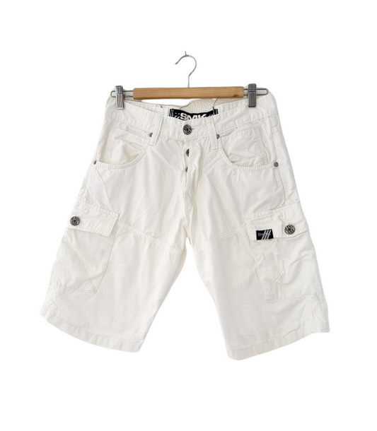 Bermuda blanc à poches (SIZE : 36)