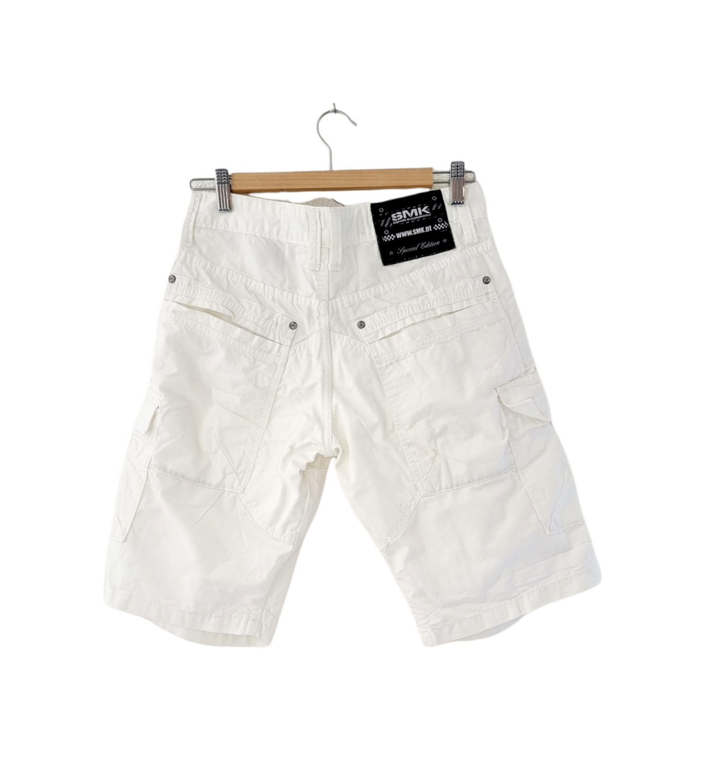 Bermuda blanc à poches (SIZE : 36)
