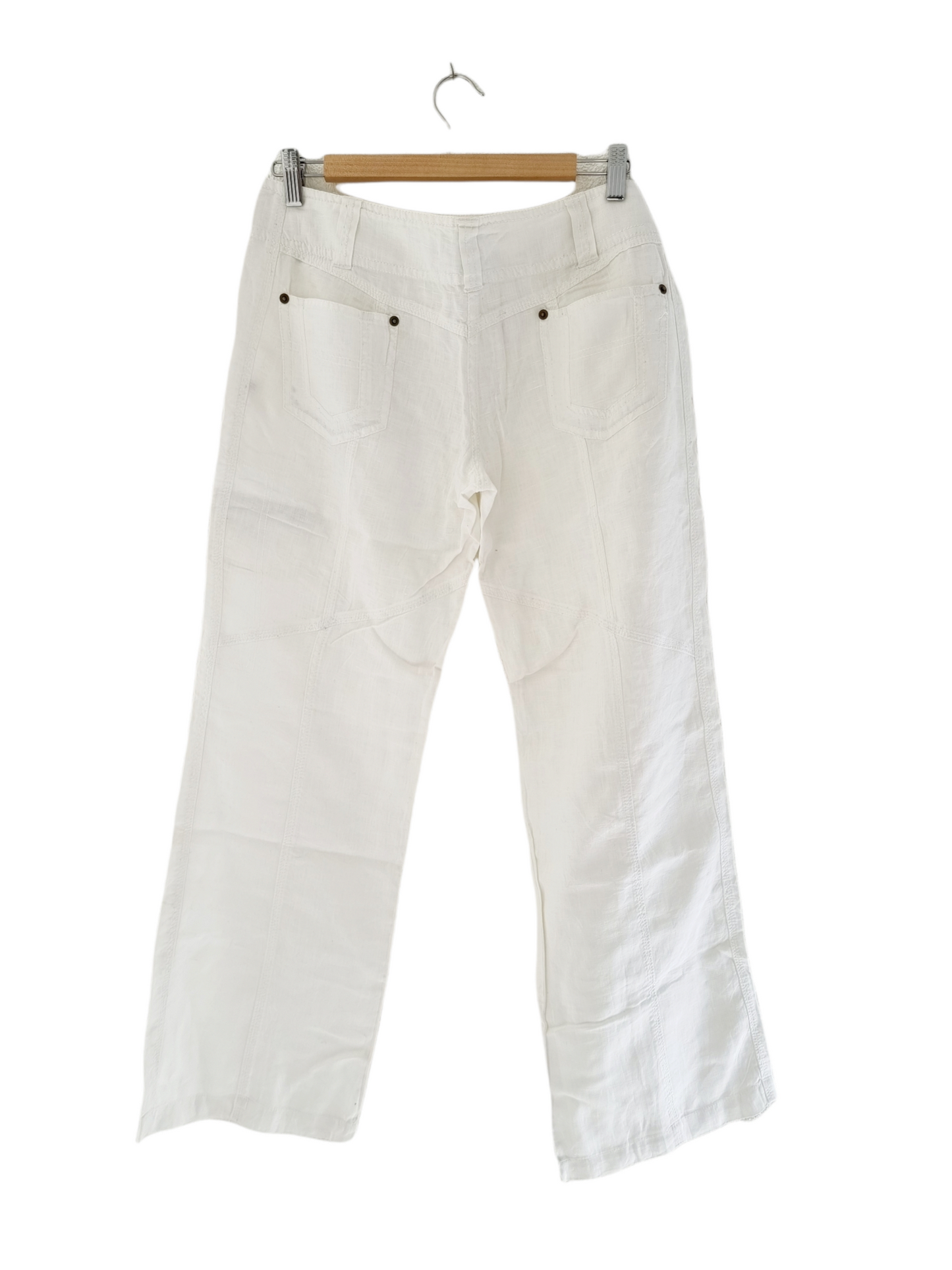 Pantalon large en lin (SIZE : 38)
