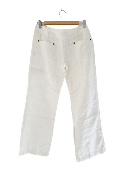 Pantalon large en lin (SIZE : 38)