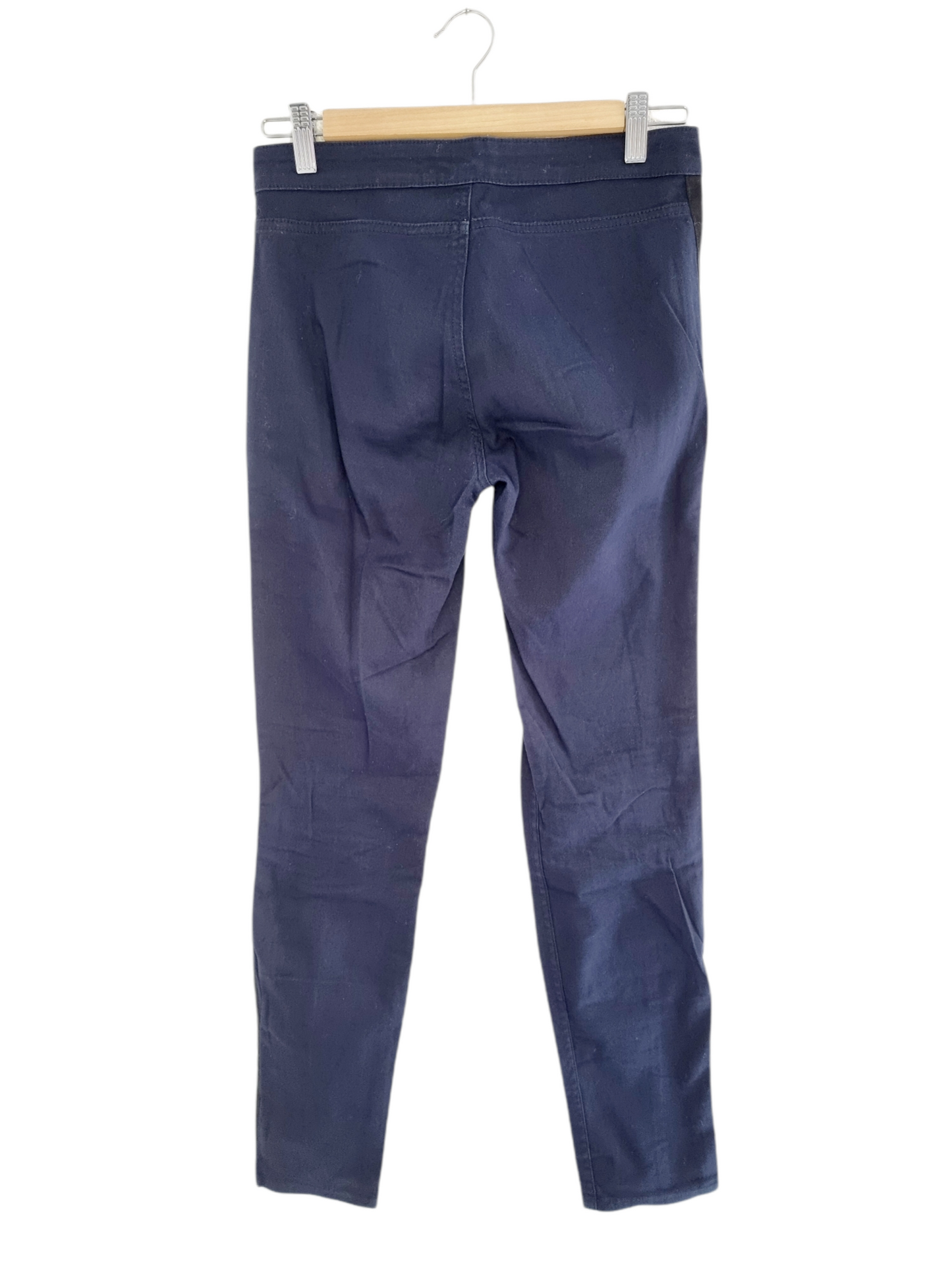 Pantalon bleu marine avec bande noir sur les côtés (SIZE : 36)