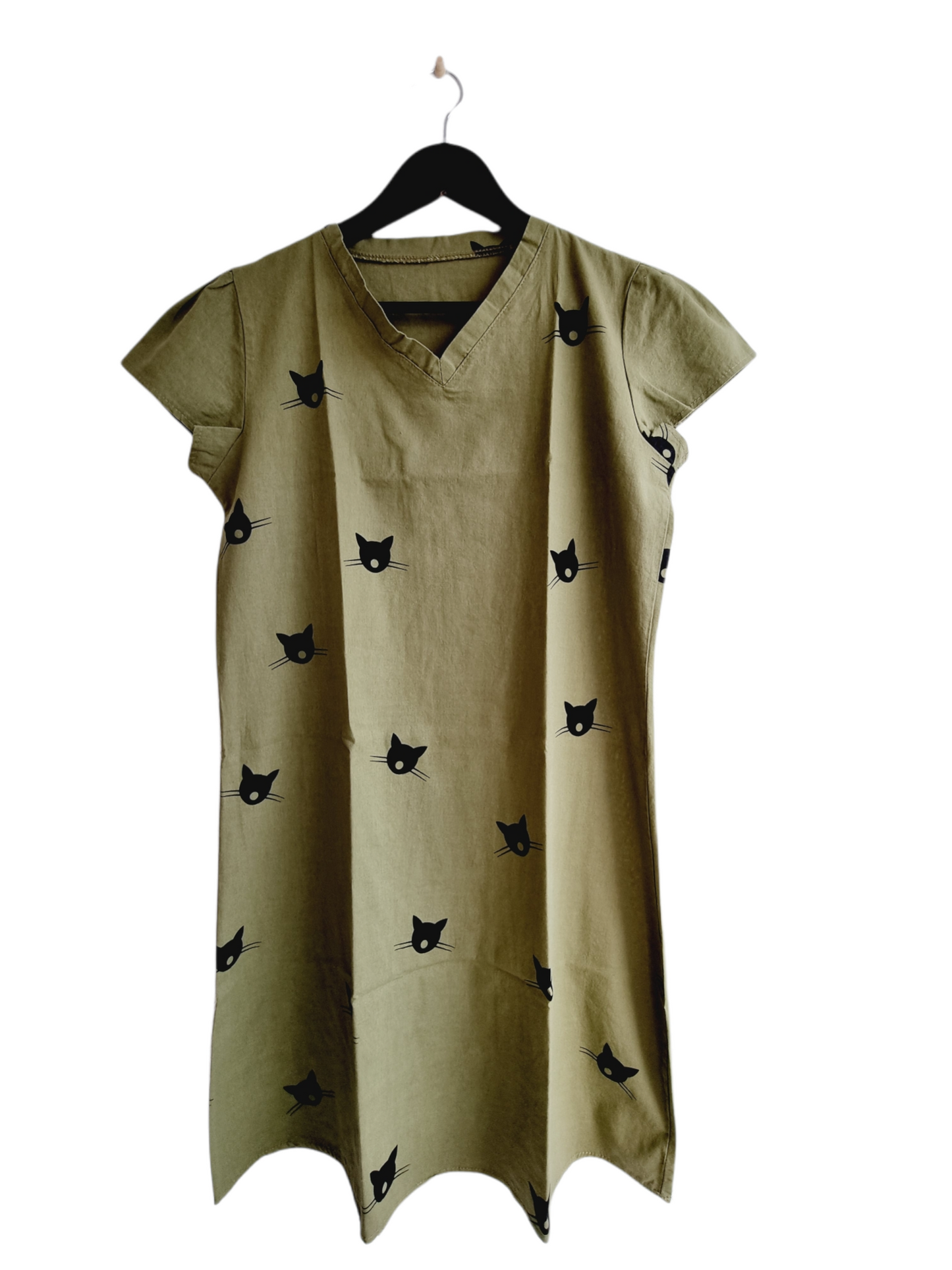 Robe/t-shirt chat (SIZE : L)