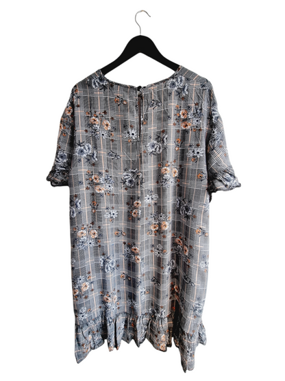 Robe longue pied de poule (SIZE : 44)