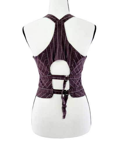 Gilet rayé sans manches (SIZE : S/36)