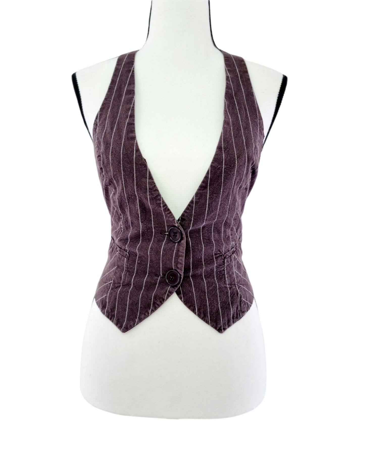 Gilet rayé sans manches (SIZE : S/36)