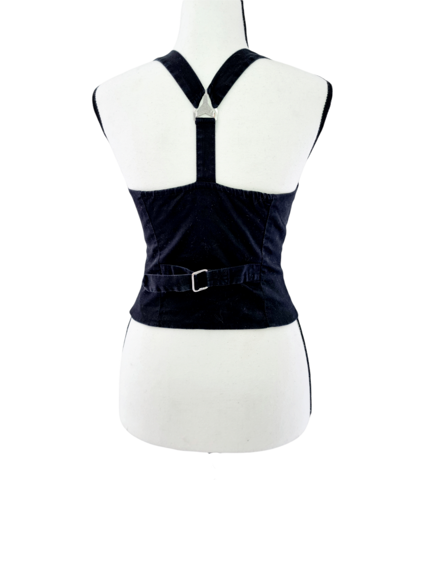 Gilet sans manche noir & blanc (SIZE : XS/34)