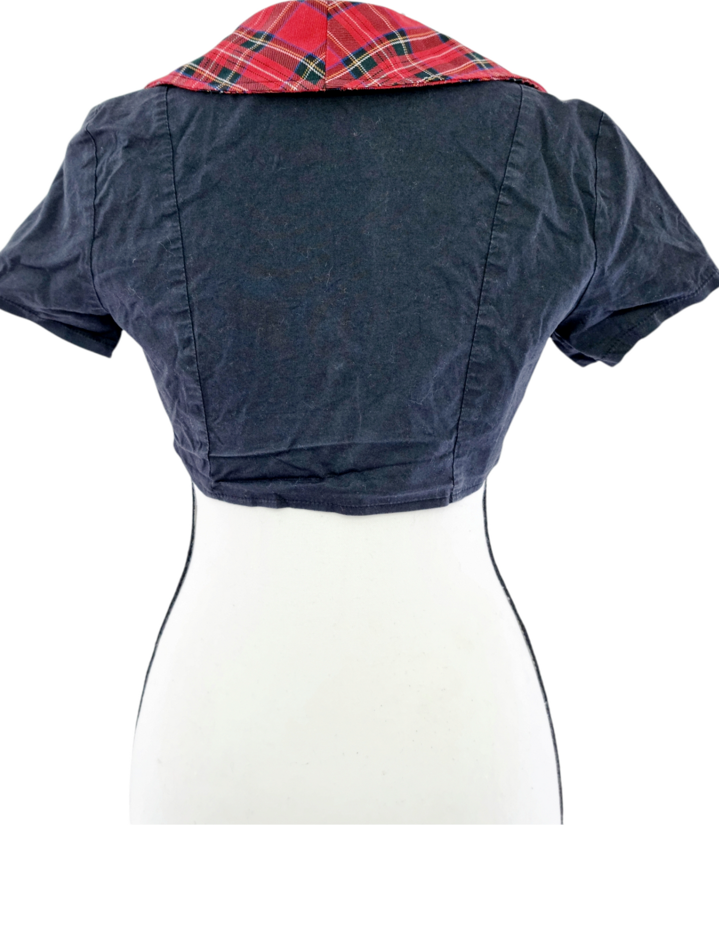 Boléro noir à carreaux (SIZE : S)