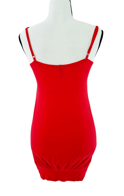 Top rouge avec perles en sequin (SIZE : M)