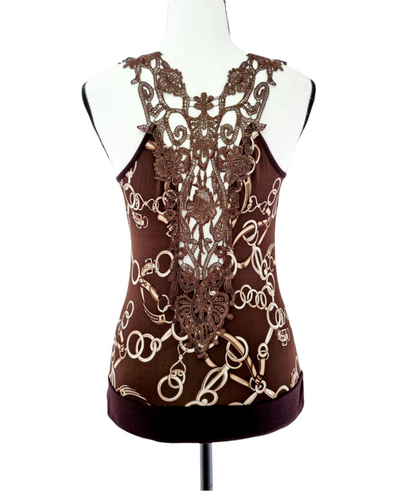 Débardeur dos nageur en dentelle (SIZE : S)