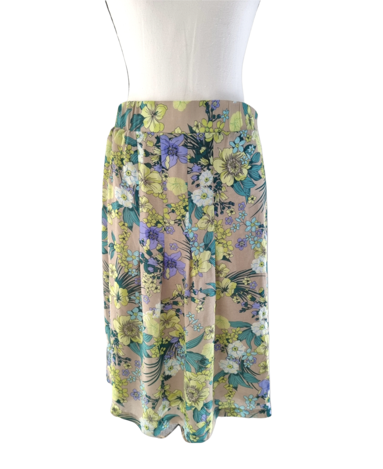 Ensemble florale jupe & blouse (SIZE : EUR 48)