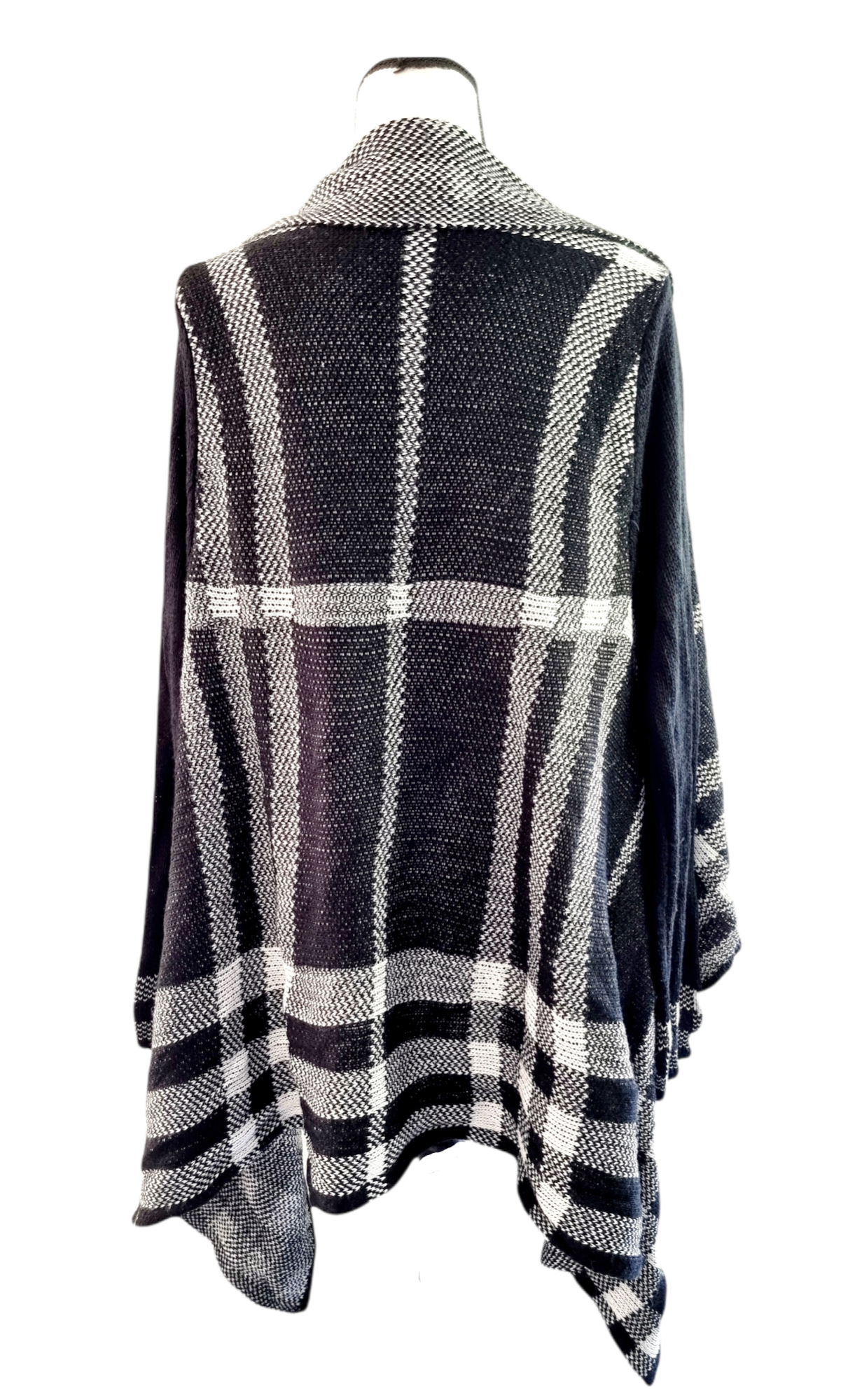 Cardigan noir & blanc (SIZE : L)