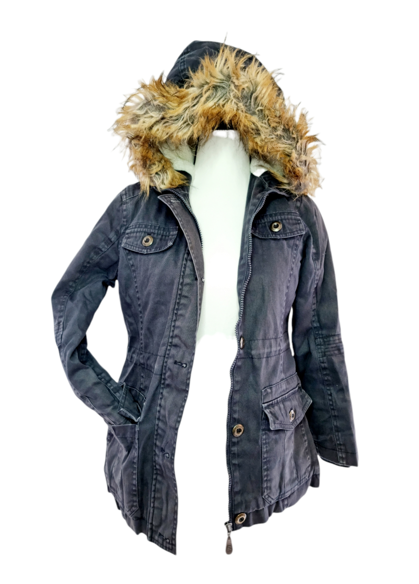 Blouson à capuche marine (SIZE : 152)