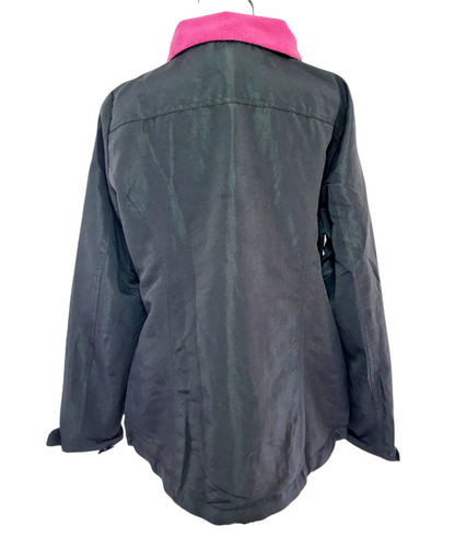 Veste d’été noir avec intérieur rose (SIZE : L)