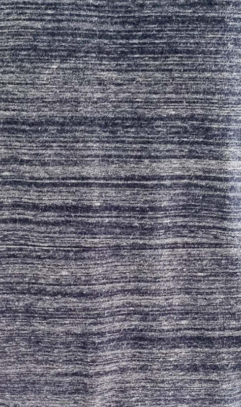 Pullover à capuche bleu chiné (SIZE : M)