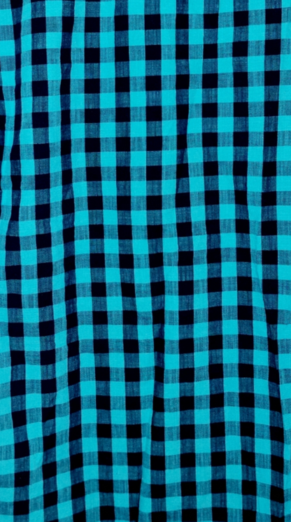 Chemise manches courtes à carreaux (SIZE : S)
