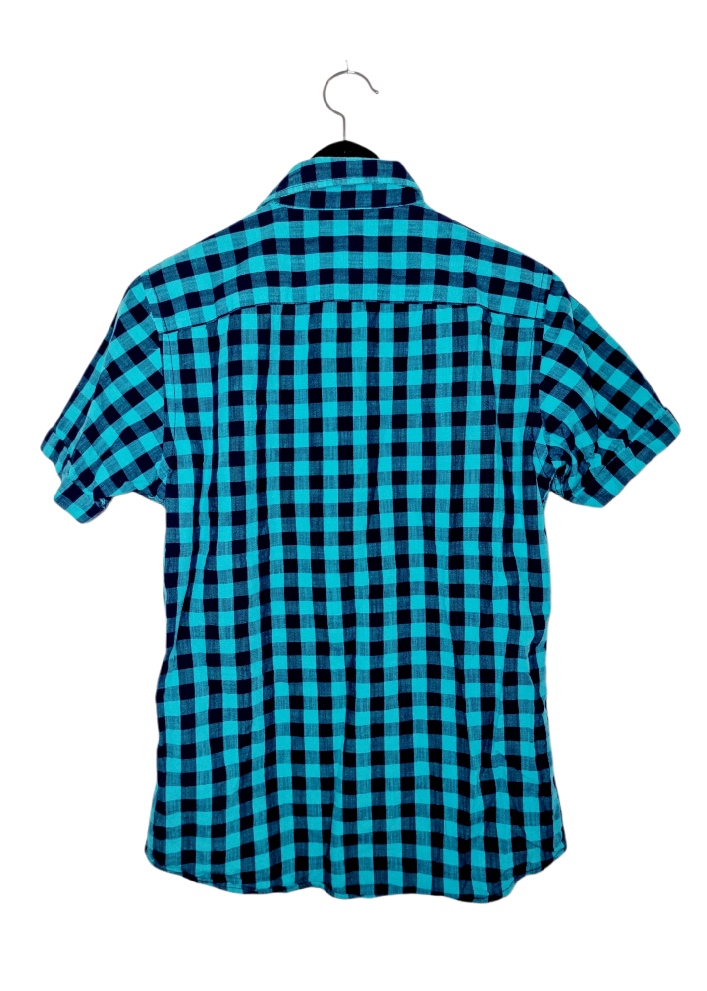 Chemise manches courtes à carreaux (SIZE : S)