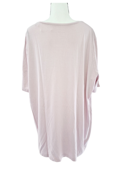T-shirt coeur en strass (SIZE : XXL)
