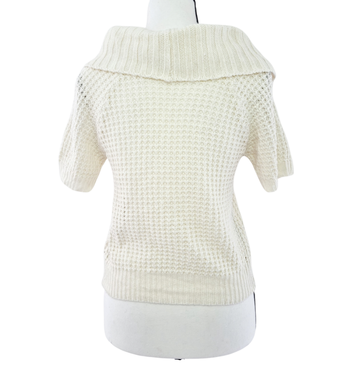 Gilet en maille à manches courtes (SIZE : XS)