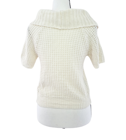 Gilet en maille à manches courtes (SIZE : XS)