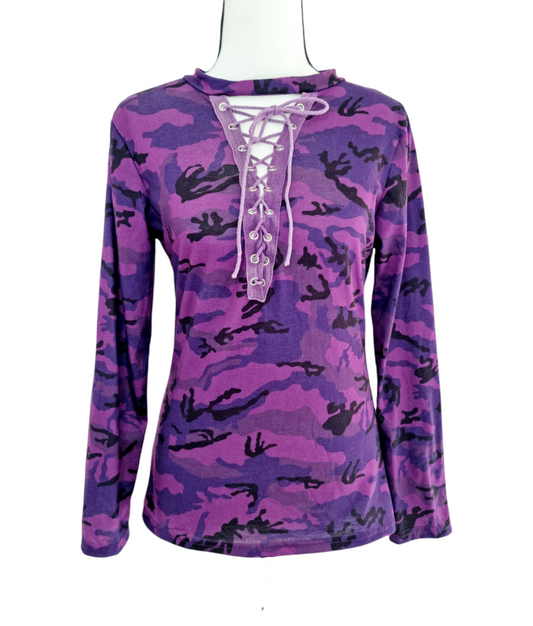 Pull imprimé camouflage (SIZE : S)