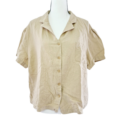 Chemise à manches courtes & coupe large (SIZE : 48)