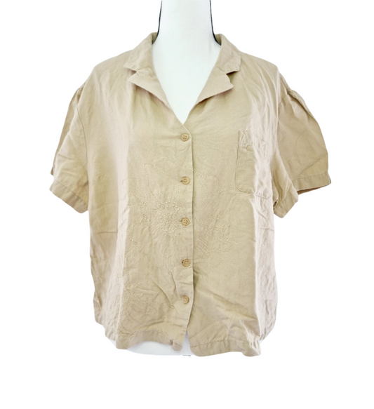 Chemise à manches courtes & coupe large (SIZE : 48)