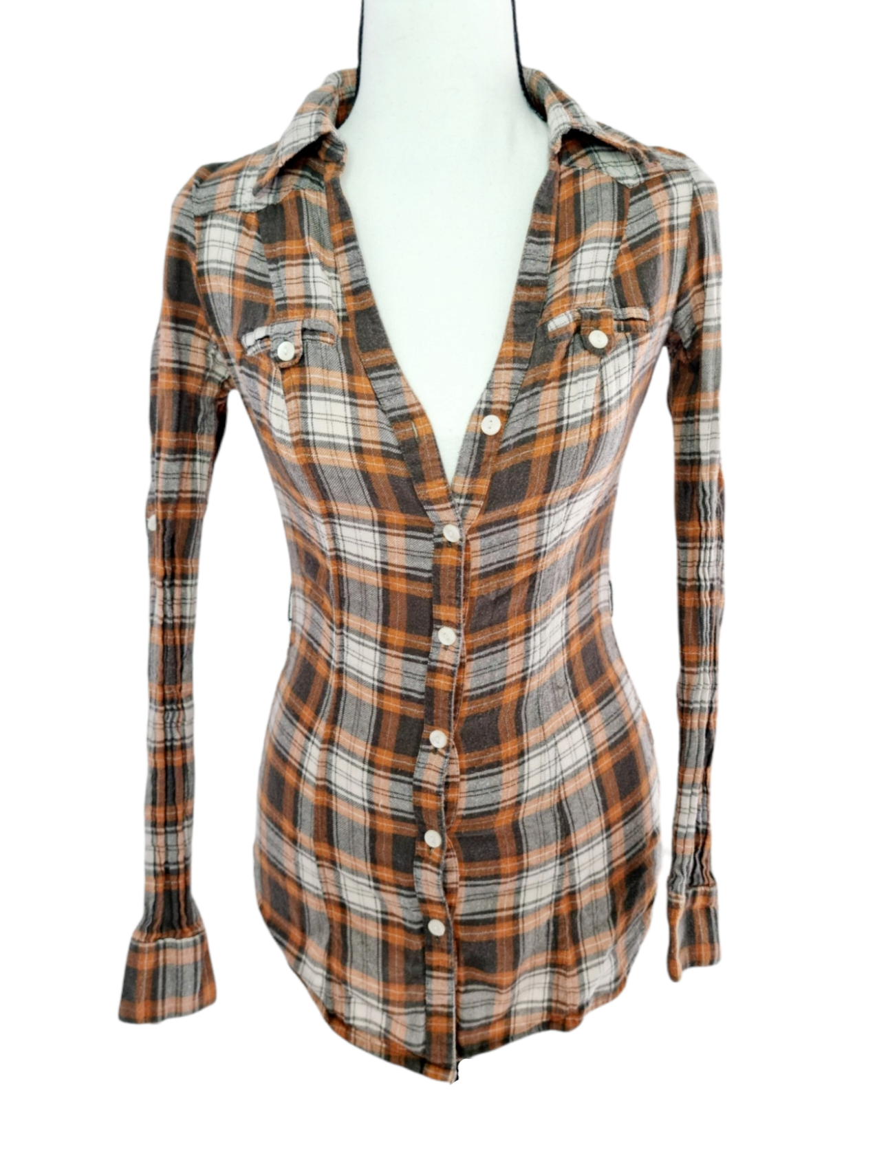 Chemise d'hiver à carreaux (SIZE : XS)