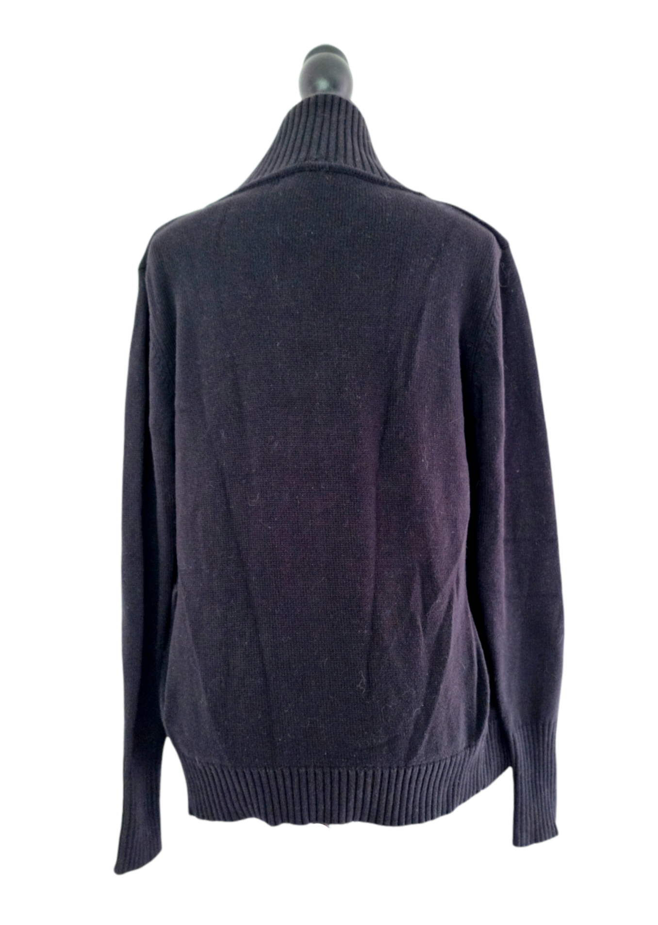 Jaquette noire à col montant (SIZE : L)