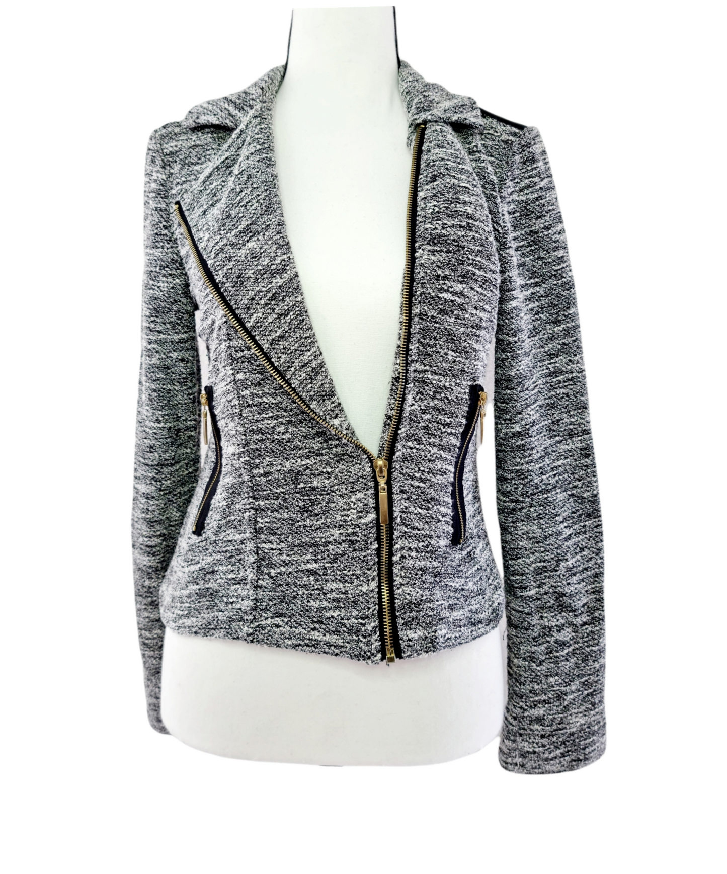 Jaquette gris chiné (SIZE : S)