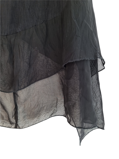 Jupe noire à voile (SIZE : 38/M)