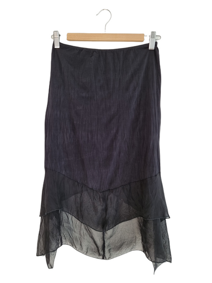 Jupe noire à voile (SIZE : 38/M)