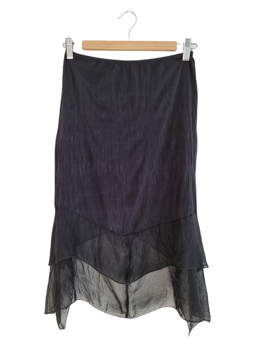Jupe noire à voile (SIZE : 38/M)