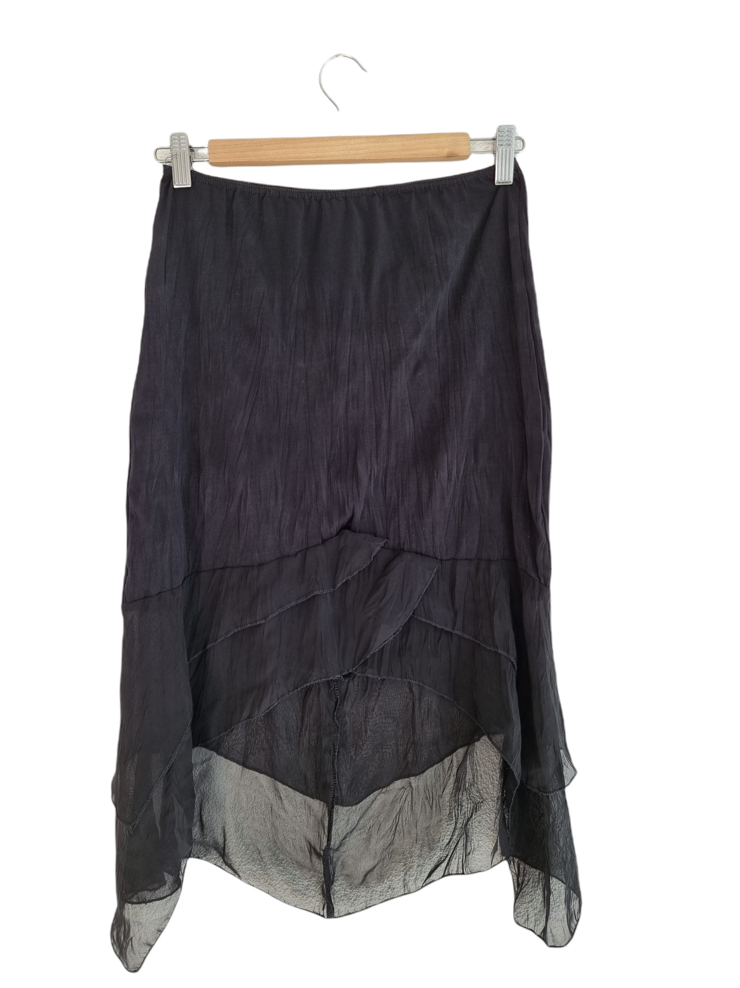 Jupe noire à voile (SIZE : 38/M)