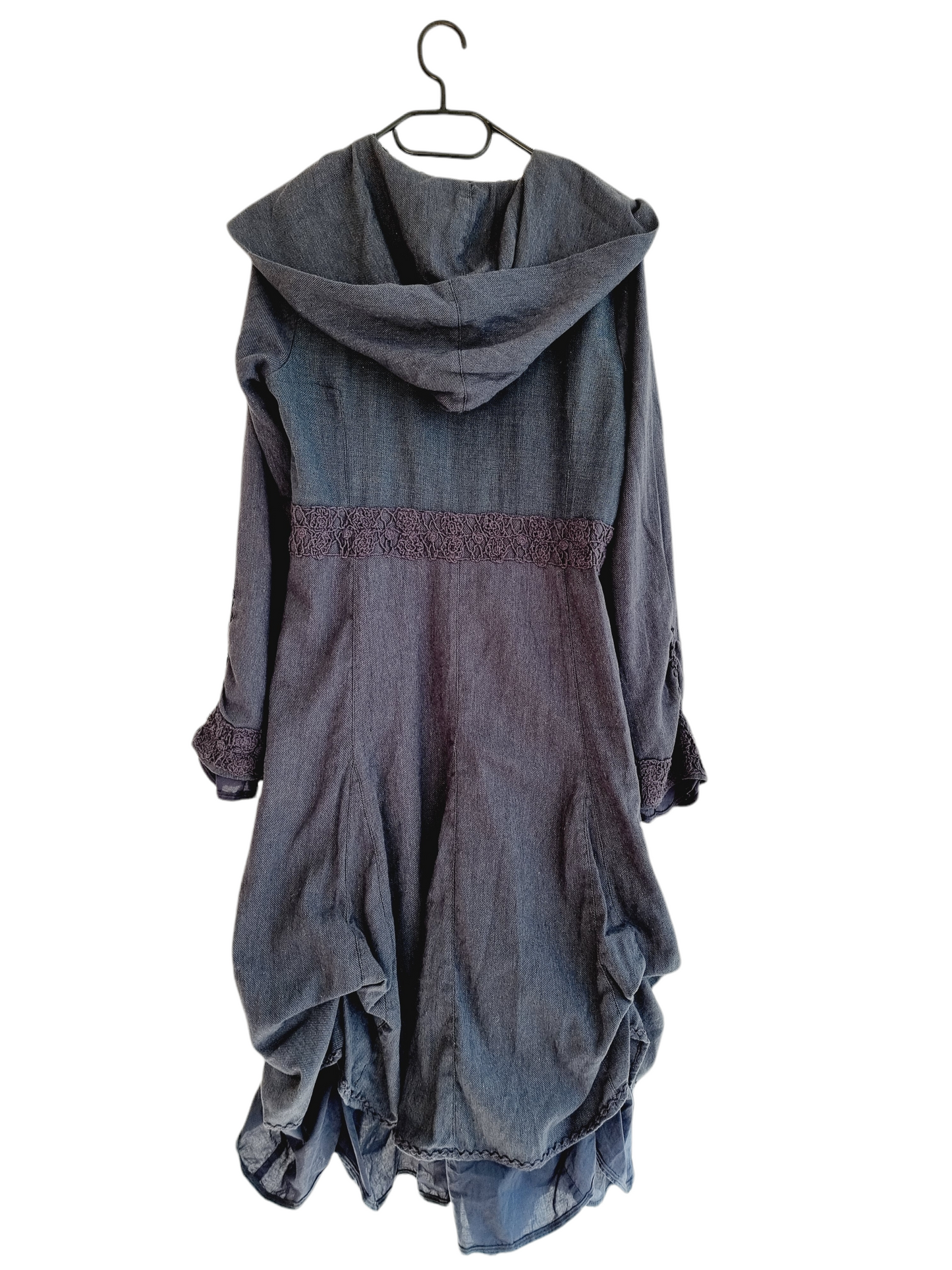 Manteau long à capuche NILE (SIZE : M)