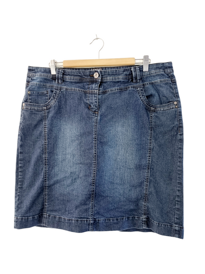 Jupe trapèze en jeans (SIZE : EUR 46)