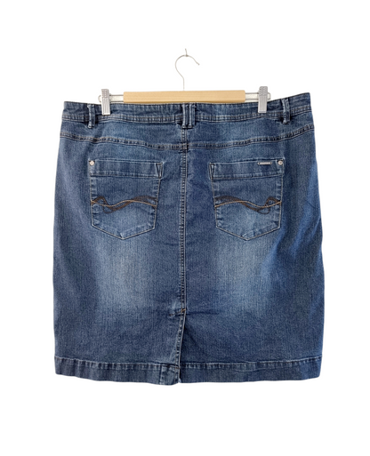 Jupe trapèze en jeans (SIZE : EUR 46)