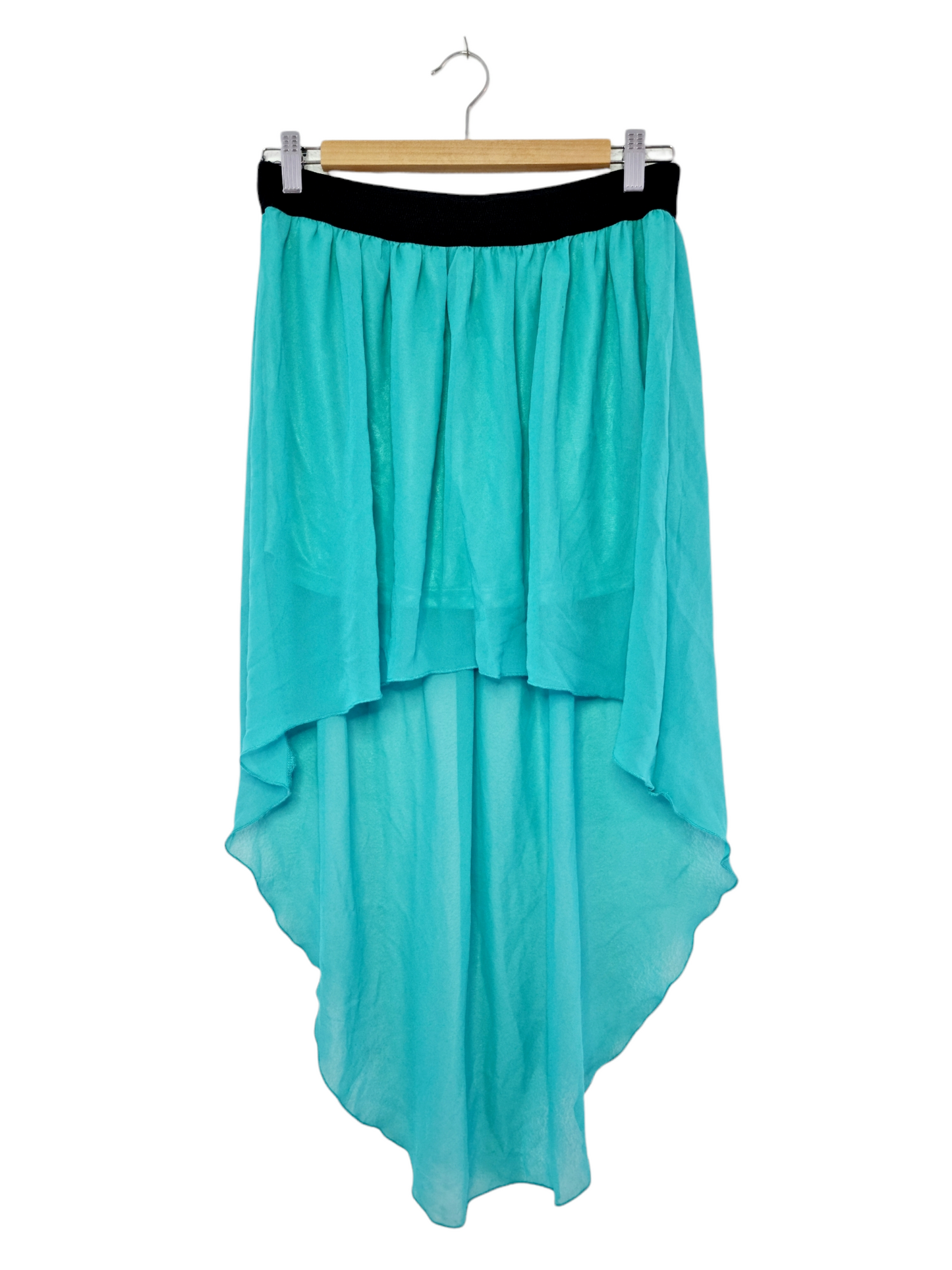 Jupe asymétrique avec voile (SIZE : M)