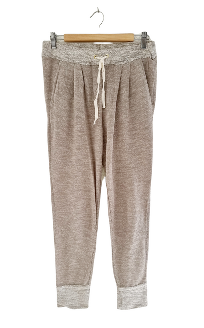 Pantalon jogging beige chiné (SIZE : M)