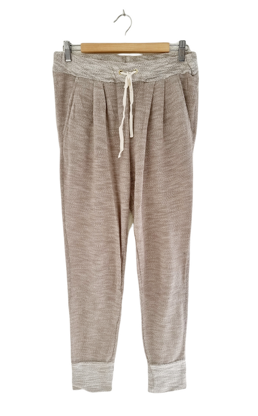 Pantalon jogging beige chiné (SIZE : M)