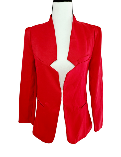 Veste de blazer rouge (SIZE : S)