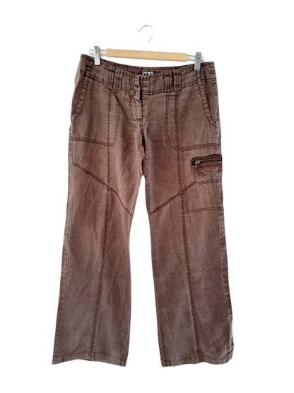 Pantalon large et léger brun (SIZE : 38)