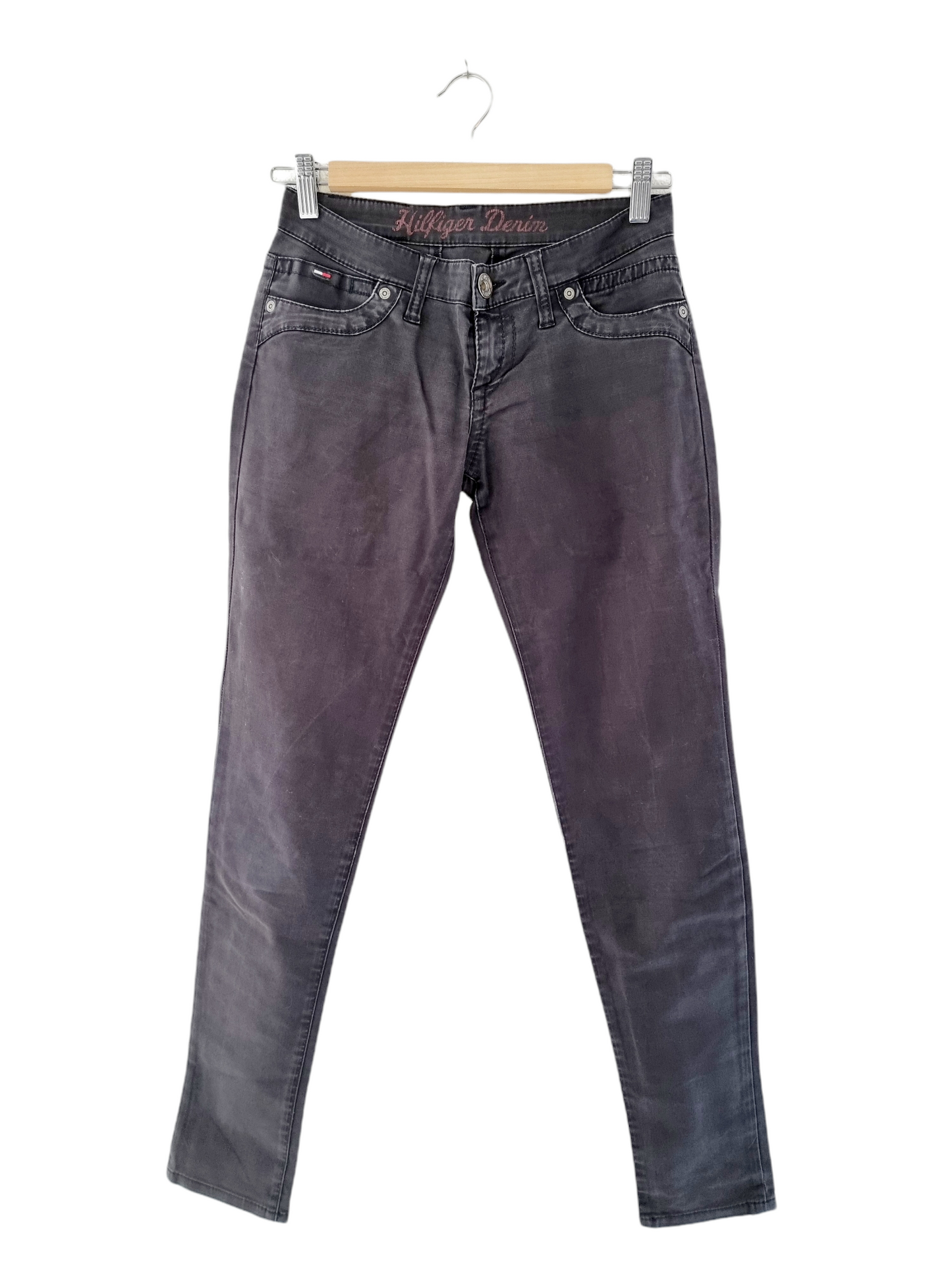 Jeans black denim Hilfiger (SIZE : W : 26 – L : 32)