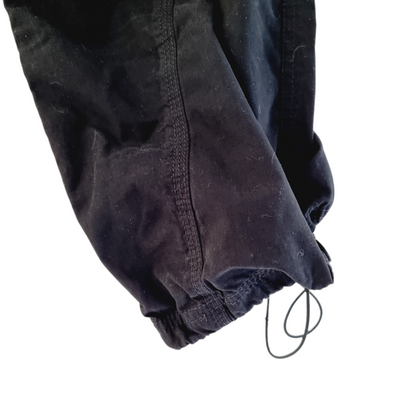 Pantalon large noir réglable aux chevilles (SIZE : 42)